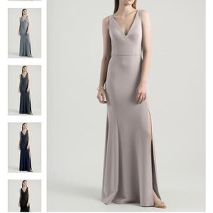 Jenny Yoo Lyonne Bridesmaid Dress in Quartz, Size 4